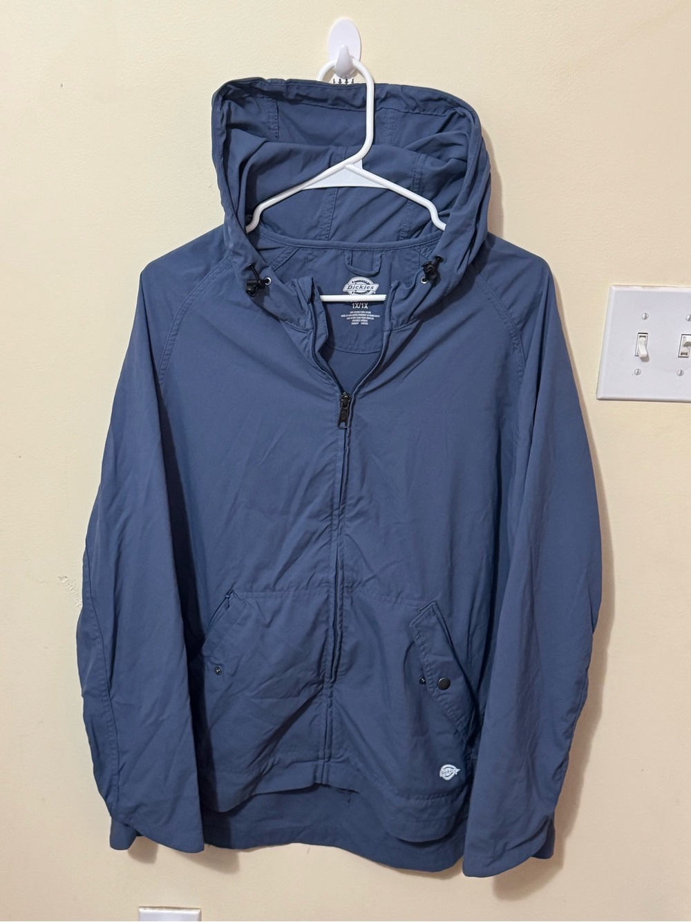 Dickies Dark Gray Hooded Nylon Jacket
